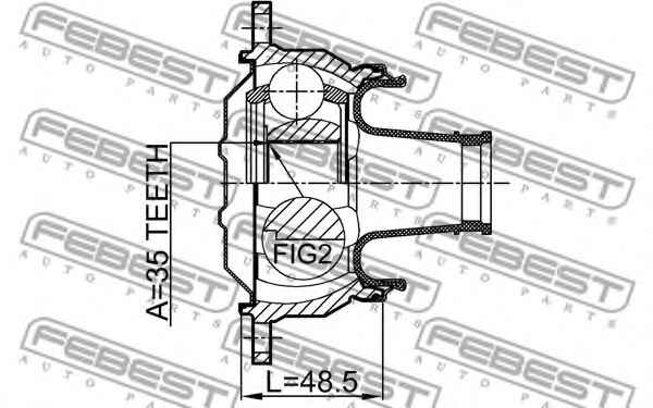 FEBEST 0411-V75SHA