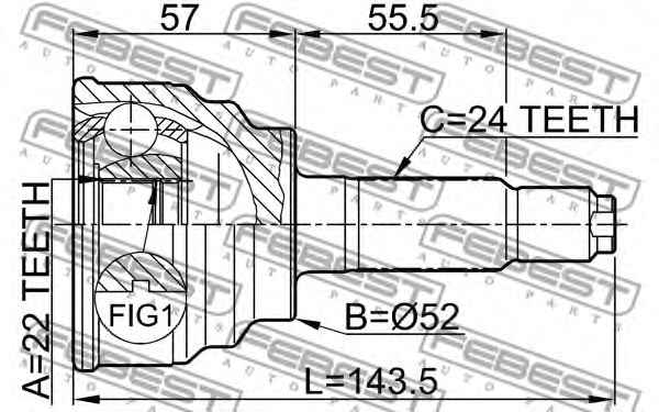 FEBEST 0510001