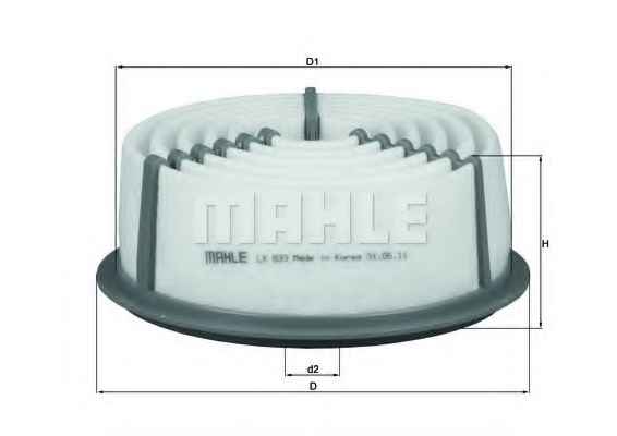MAHLE FILTER LX833