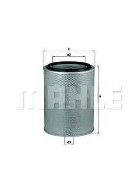 MAHLE FILTER LX631