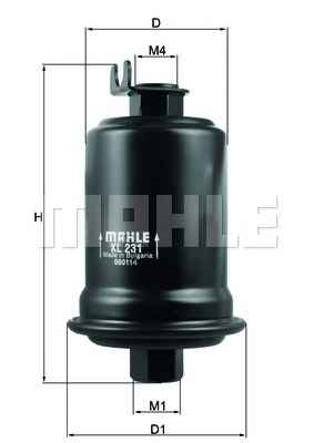MAHLE FILTER KL231