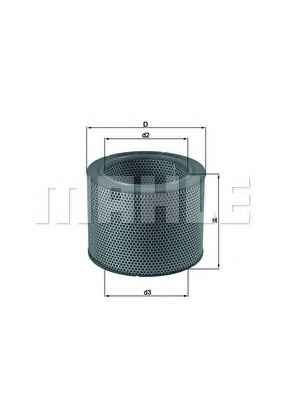 MAHLE FILTER LX757